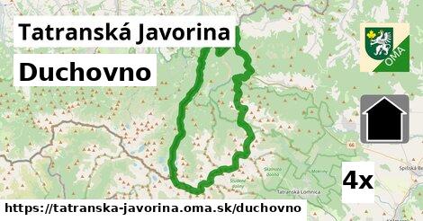 duchovno v Tatranská Javorina