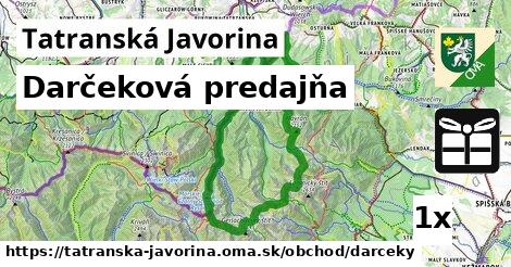 Darčeková predajňa, Tatranská Javorina