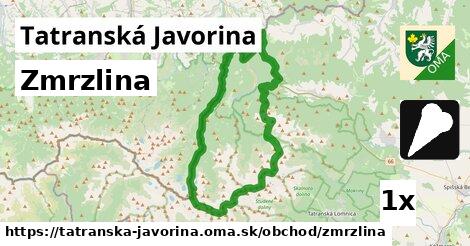 Zmrzlina, Tatranská Javorina