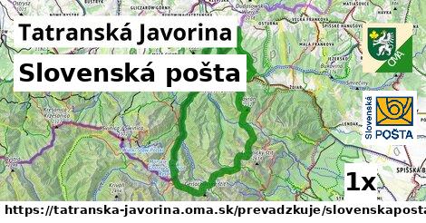 Slovenská pošta, Tatranská Javorina