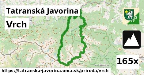 Vrch, Tatranská Javorina