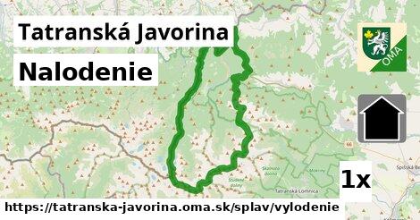 Nalodenie, Tatranská Javorina