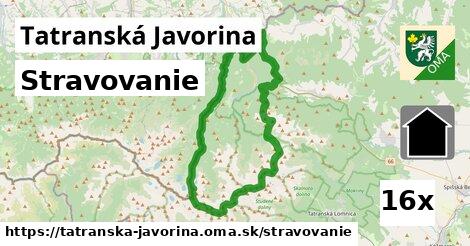 stravovanie v Tatranská Javorina