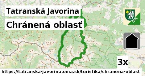 Chránená oblasť, Tatranská Javorina