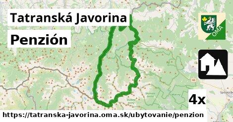 Penzión, Tatranská Javorina