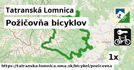 Požičovňa bicyklov, Tatranská Lomnica