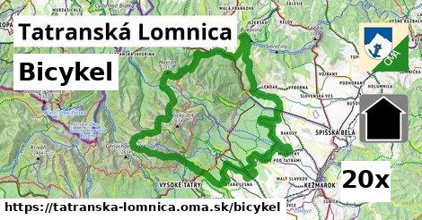 bicykel v Tatranská Lomnica