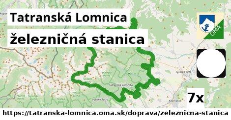 železničná stanica, Tatranská Lomnica