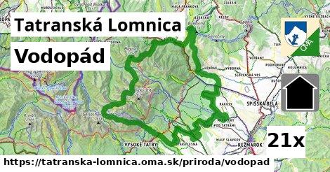 vodopád v Tatranská Lomnica