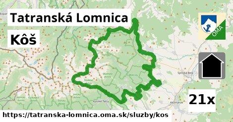 Kôš, Tatranská Lomnica