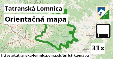 Orientačná mapa, Tatranská Lomnica