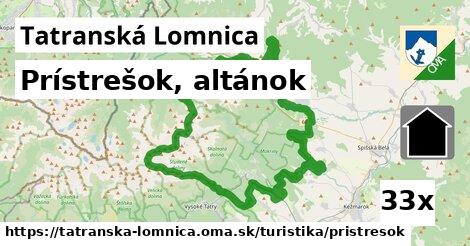 Prístrešok, altánok, Tatranská Lomnica