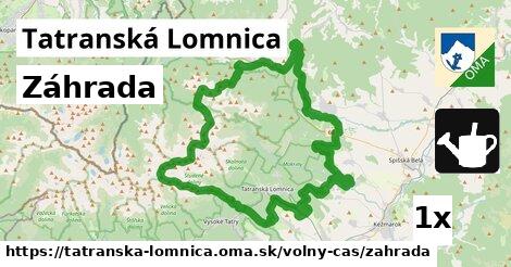 Záhrada, Tatranská Lomnica