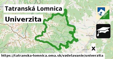 Univerzita, Tatranská Lomnica