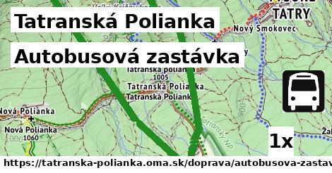 Autobusová zastávka, Tatranská Polianka