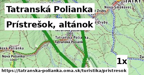 Prístrešok, altánok, Tatranská Polianka