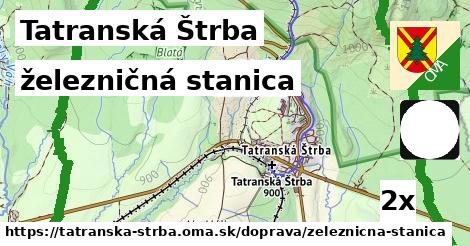 železničná stanica, Tatranská Štrba