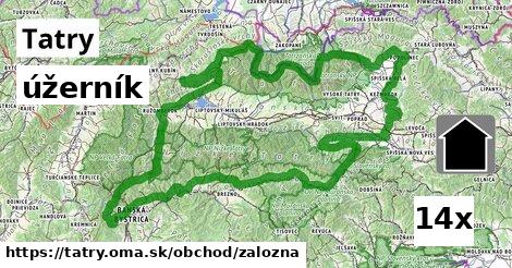 úžerník, Tatry