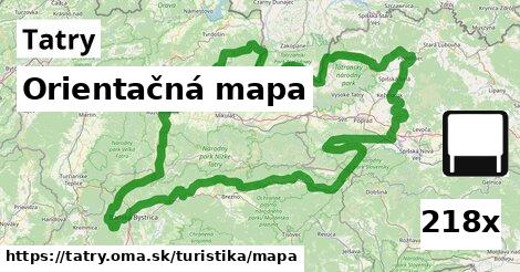 Orientačná mapa, Tatry