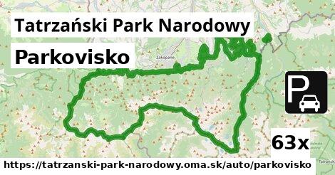 Parkovisko, Tatrzański Park Narodowy