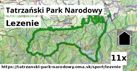 Lezenie, Tatrzański Park Narodowy