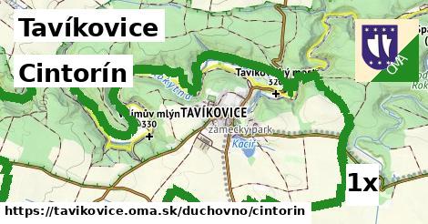 Cintorín, Tavíkovice