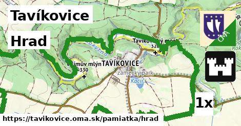 Hrad, Tavíkovice