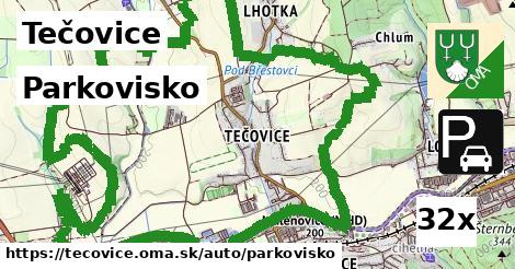 Parkovisko, Tečovice