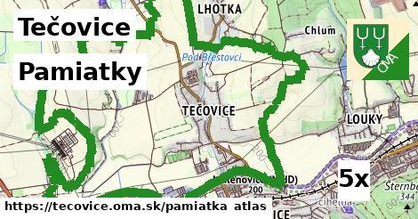 pamiatky v Tečovice