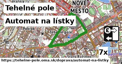 Automat na lístky, Tehelné pole