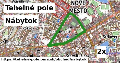 Nábytok, Tehelné pole