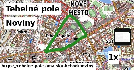 Noviny, Tehelné pole