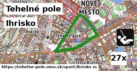 Ihrisko, Tehelné pole