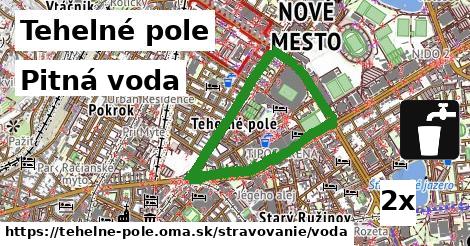 Pitná voda, Tehelné pole