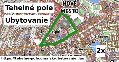 ubytovanie v Tehelné pole