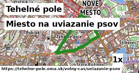 Miesto na uviazanie psov, Tehelné pole