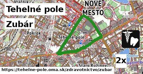 Zubár, Tehelné pole