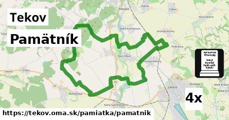 Pamätník, Tekov