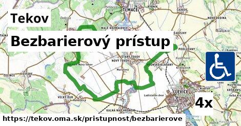 Bezbarierový prístup, Tekov