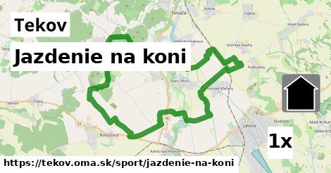 jazdenie na koni v Tekov