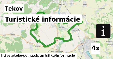 Turistické informácie, Tekov