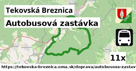 Autobusová zastávka, Tekovská Breznica