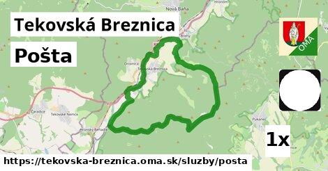 pošta v Tekovská Breznica