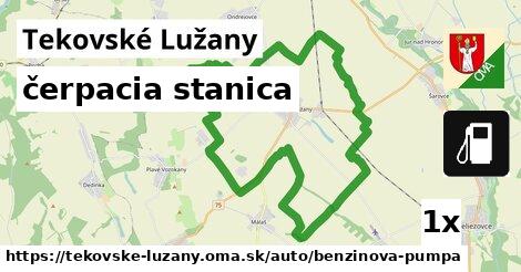 čerpacia stanica, Tekovské Lužany