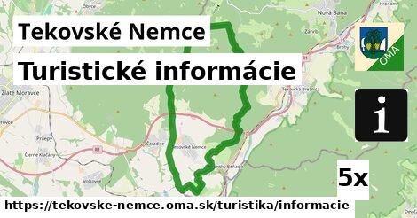 Turistické informácie, Tekovské Nemce