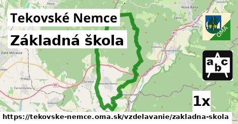 Základná škola, Tekovské Nemce