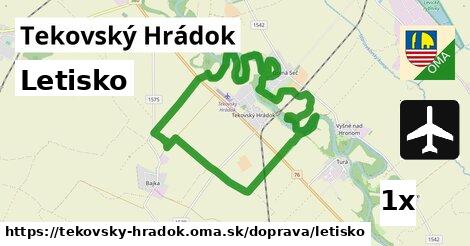 Letisko, Tekovský Hrádok