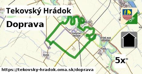 doprava v Tekovský Hrádok