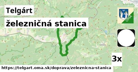 železničná stanica, Telgárt