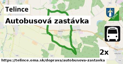 Autobusová zastávka, Telince